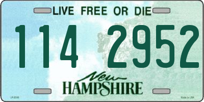 NH license plate 1142952