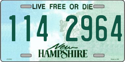 NH license plate 1142964