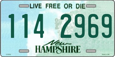 NH license plate 1142969
