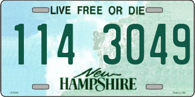 NH license plate 1143049