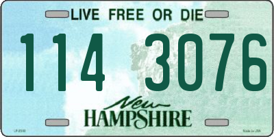 NH license plate 1143076