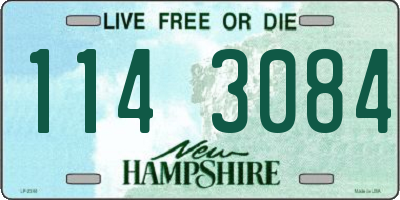 NH license plate 1143084