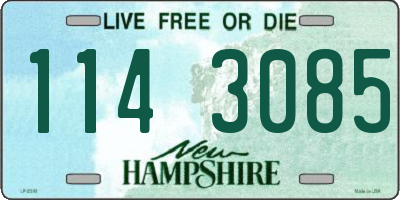 NH license plate 1143085