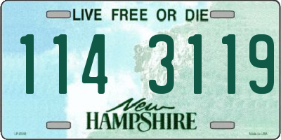 NH license plate 1143119