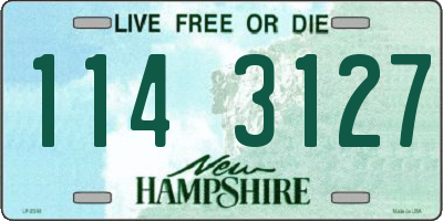 NH license plate 1143127
