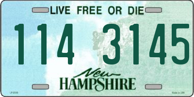 NH license plate 1143145