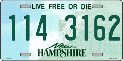 NH license plate 1143162