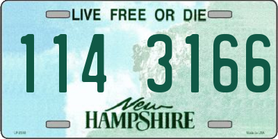 NH license plate 1143166