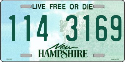 NH license plate 1143169
