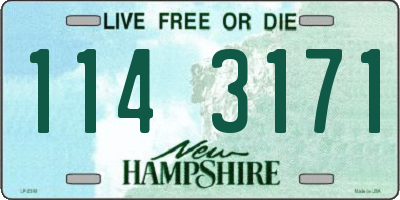 NH license plate 1143171