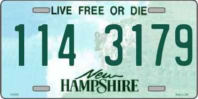 NH license plate 1143179