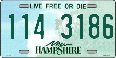 NH license plate 1143186