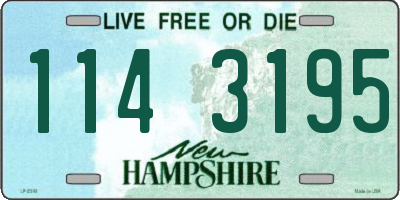 NH license plate 1143195