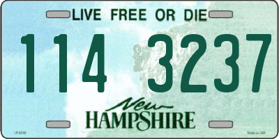 NH license plate 1143237