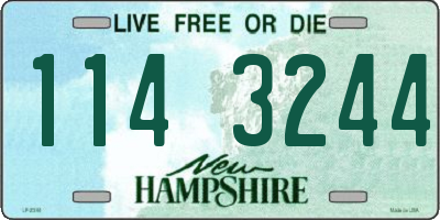 NH license plate 1143244