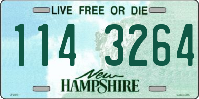 NH license plate 1143264