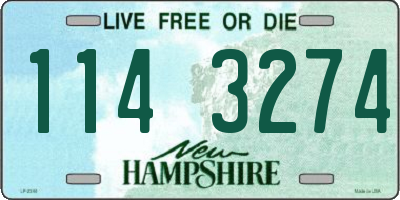 NH license plate 1143274
