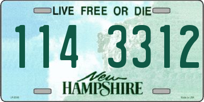 NH license plate 1143312