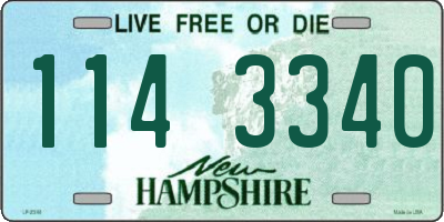 NH license plate 1143340