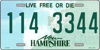NH license plate 1143344