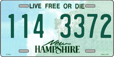 NH license plate 1143372