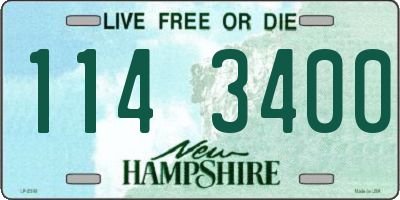NH license plate 1143400