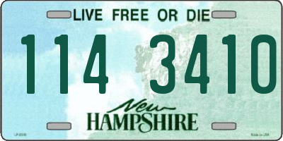 NH license plate 1143410