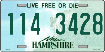 NH license plate 1143428