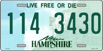 NH license plate 1143430