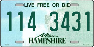 NH license plate 1143431