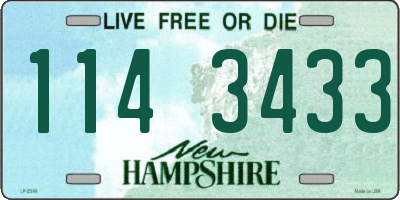 NH license plate 1143433