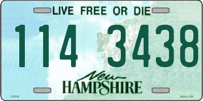 NH license plate 1143438