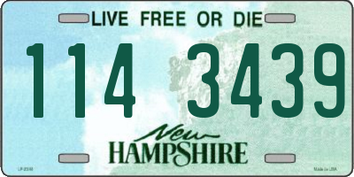 NH license plate 1143439