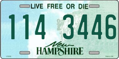 NH license plate 1143446