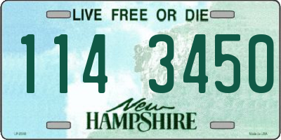 NH license plate 1143450