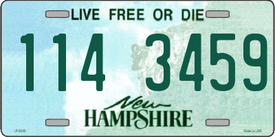 NH license plate 1143459