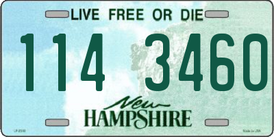 NH license plate 1143460