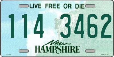 NH license plate 1143462