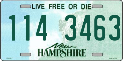 NH license plate 1143463
