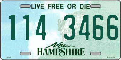 NH license plate 1143466
