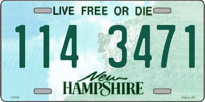 NH license plate 1143471