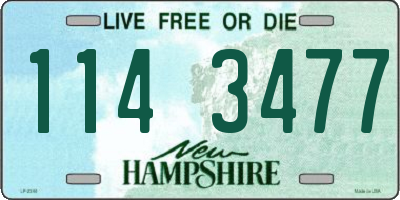 NH license plate 1143477