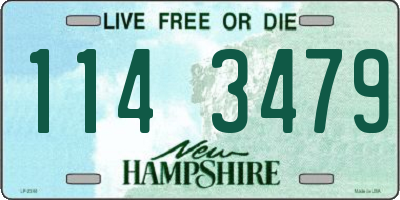 NH license plate 1143479