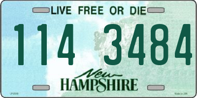 NH license plate 1143484