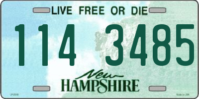 NH license plate 1143485