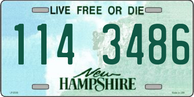 NH license plate 1143486