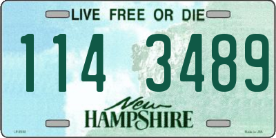 NH license plate 1143489