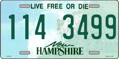 NH license plate 1143499
