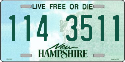 NH license plate 1143511