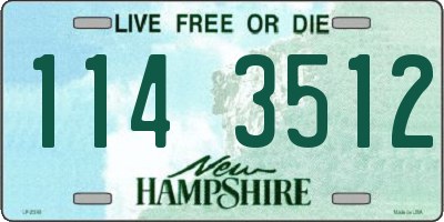 NH license plate 1143512